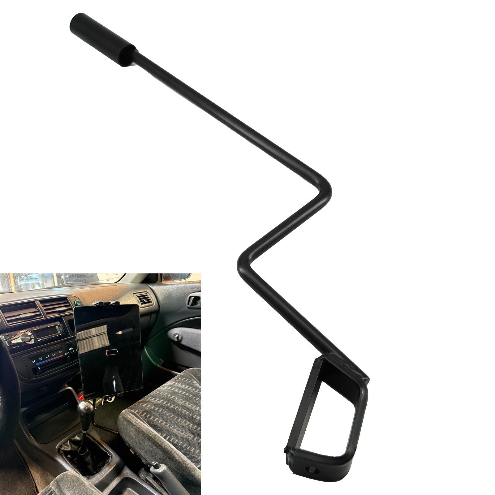 Tuner Steel Tablet Seat Rail Mount For Honda Acura Civic Integra CRX EG EK DC - Bull Boost Performance