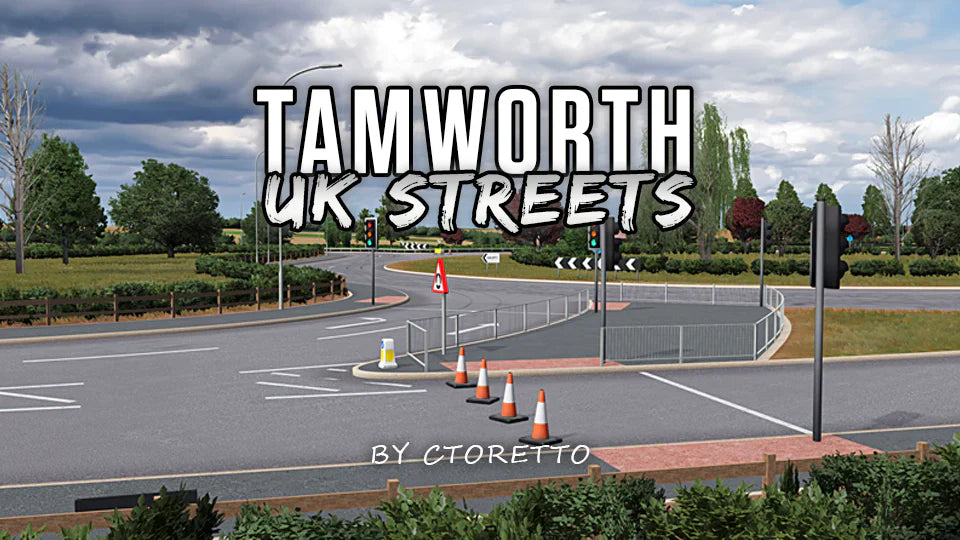Digital Download - Tamworth UK Streets By SLR Speed