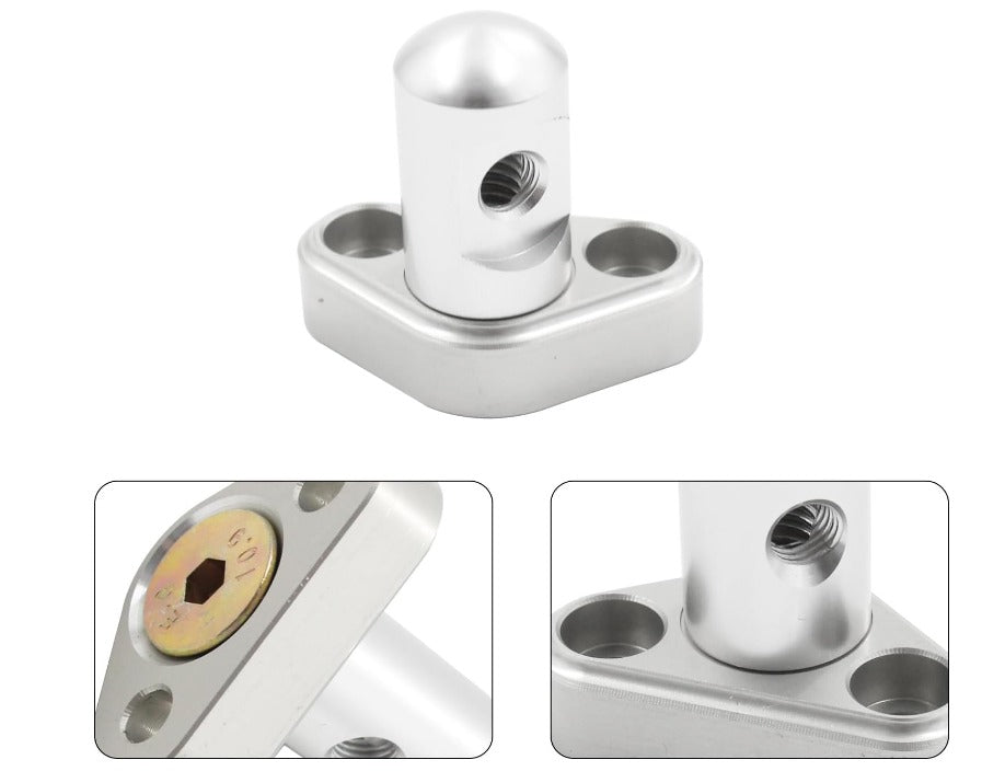 Billet LS1 Throttle Cable Bracket for GM Throttle Body with 3" Linkage Cam - Bull Boost Performance