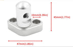 Throttle Cable Bracket Single Stud 98-99 F-Body Compatible with GM Throttle Body with 3" Linkage Cam - Bull Boost Performance