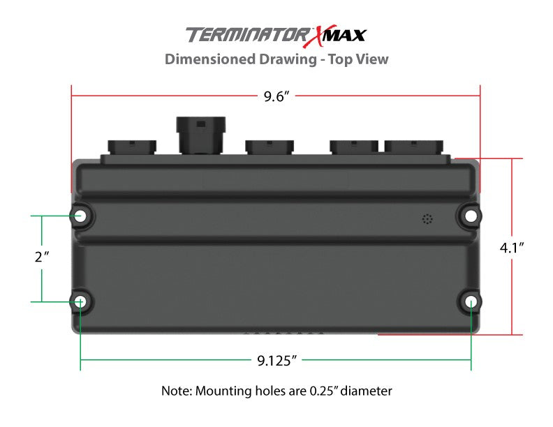 EFI Terminator X Max - Gen IV 58x Crank - 4x Cam - EV6 Injectors - Drive-By-Wire Throttle Body Control - 3.5 in. Touchscreen