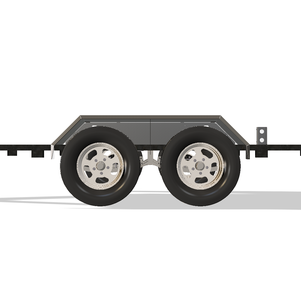 Heavy Duty Weld on DIY Drive Over Trailer Fender Kit Bare Steel - Pair By Gatekeeper Off-Road