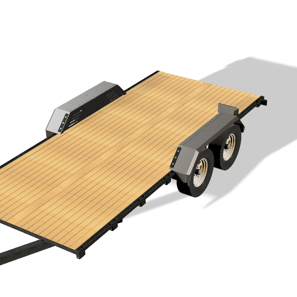 Heavy Duty Weld on DIY Drive Over Trailer Fender Kit Bare Steel - Pair By Gatekeeper Off-Road