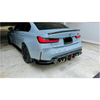 Carbon Fiber Rear Diffuser Brake Light V1 for BMW G80 M3 G82 G83 M4 - Bull Boost Performance