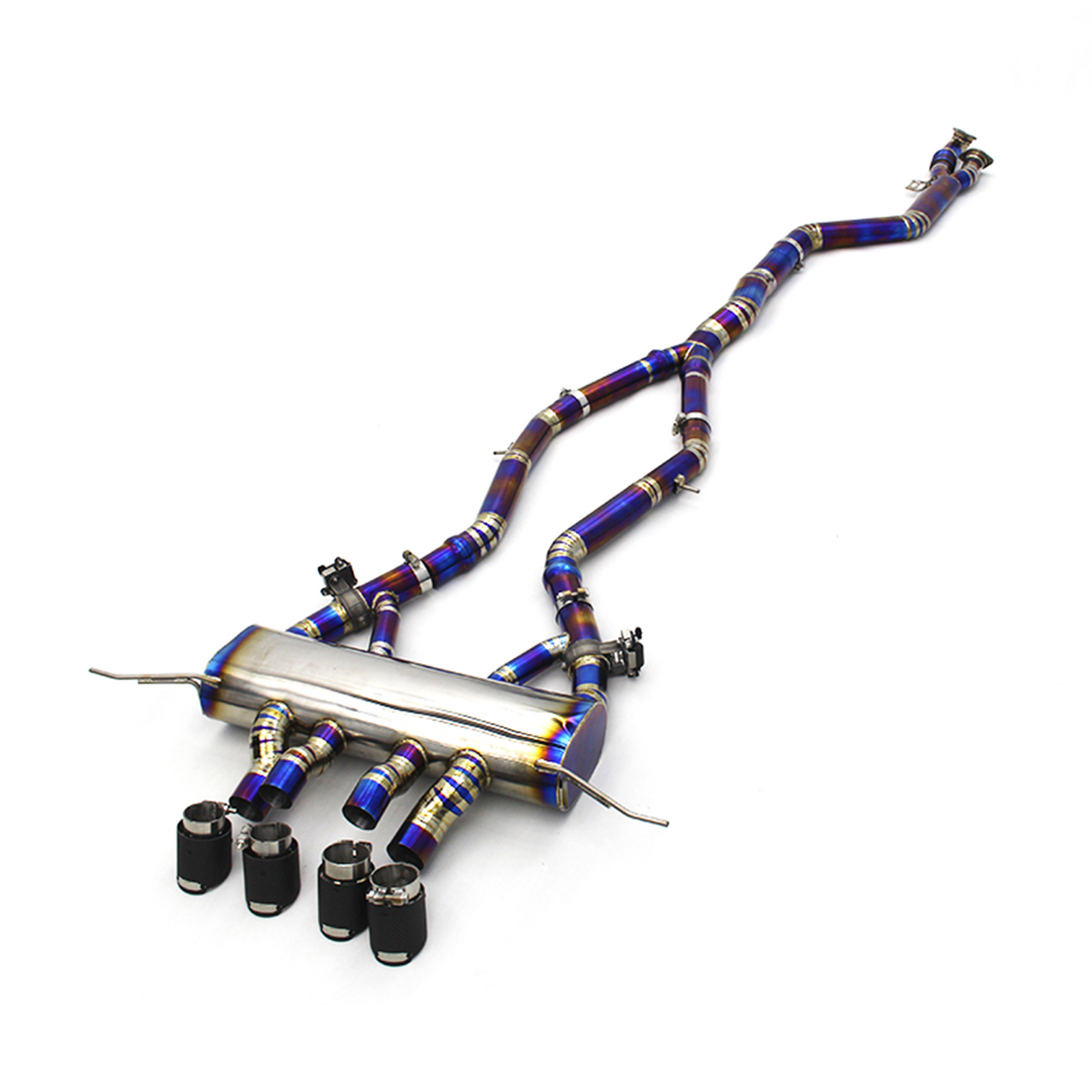 Titanium Valved Exhaust System for BMW M3 G80 3.0T - Bull Boost Performance