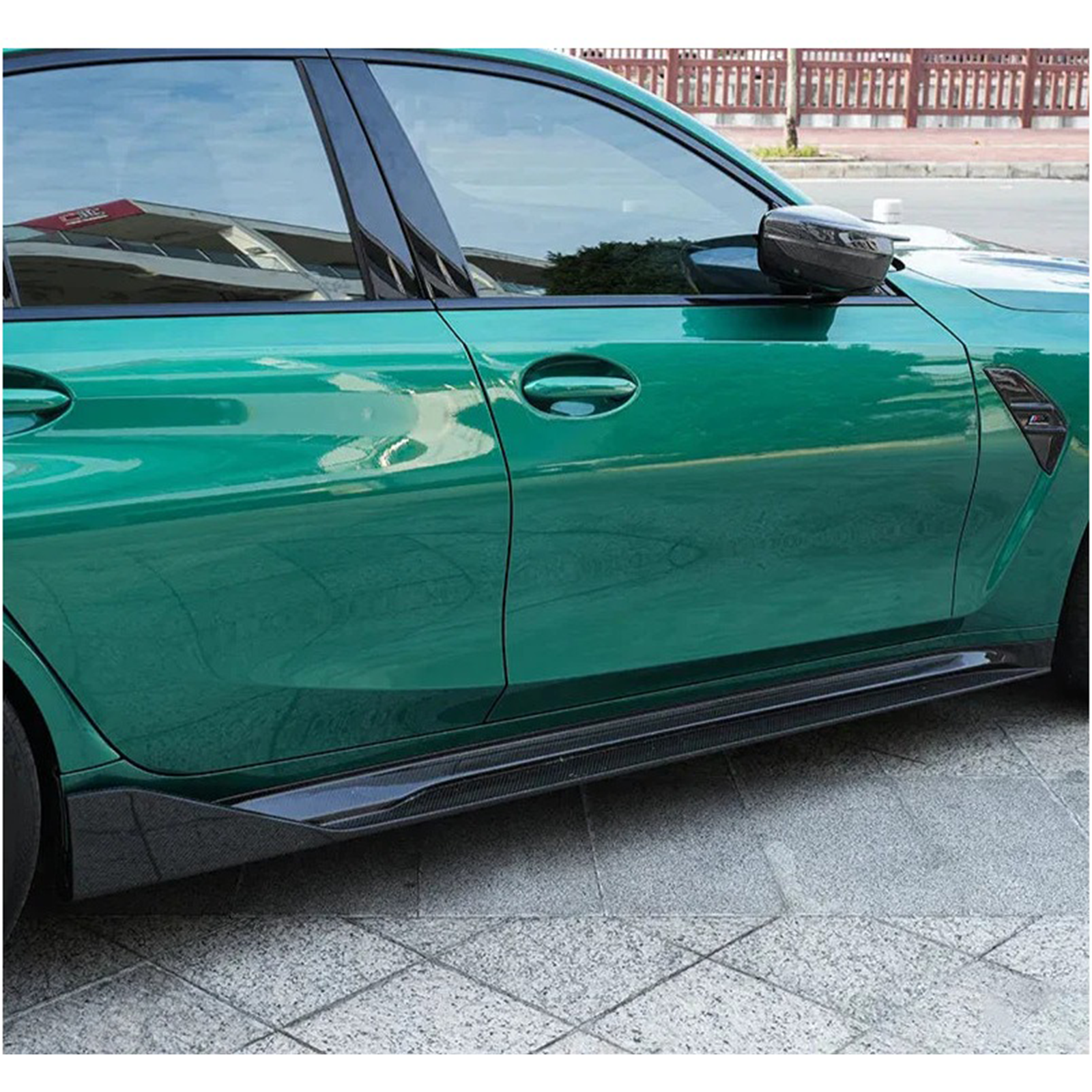 Prepreg Carbon Fiber PT Style Side Skirts for BMW G80 M3 G82 G83 M4 - Bull Boost Performance