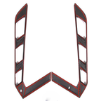 Carbon Fiber Rear Window Trim Cover Set for Chevrolet Corvette C8 Coupe - Bull Boost Performance