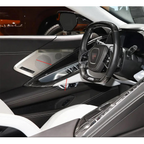 Dry Carbon Fiber Interior Door Bow Cover Trim for Chevrolet Corvette C8 - Bull Boost Performance