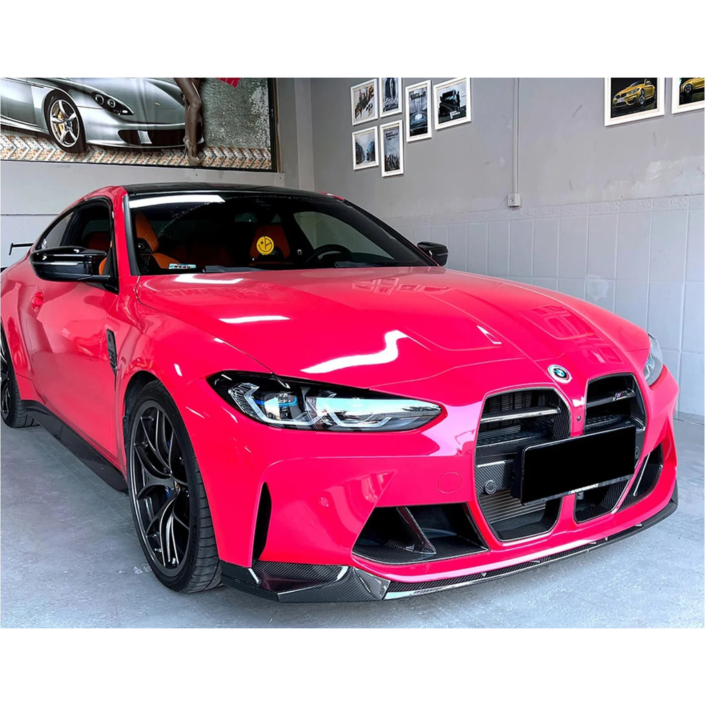 Dry Pre-Preg Carbon Fiber MP Style Front Lip for BMW G80 G81 M3 G82 G83 M4 - Bull Boost Performance