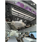 Dry Carbon Fiber Vented Oil Cooler Guard for BMW G8X G80 M3 G82 M4 - Bull Boost Performance