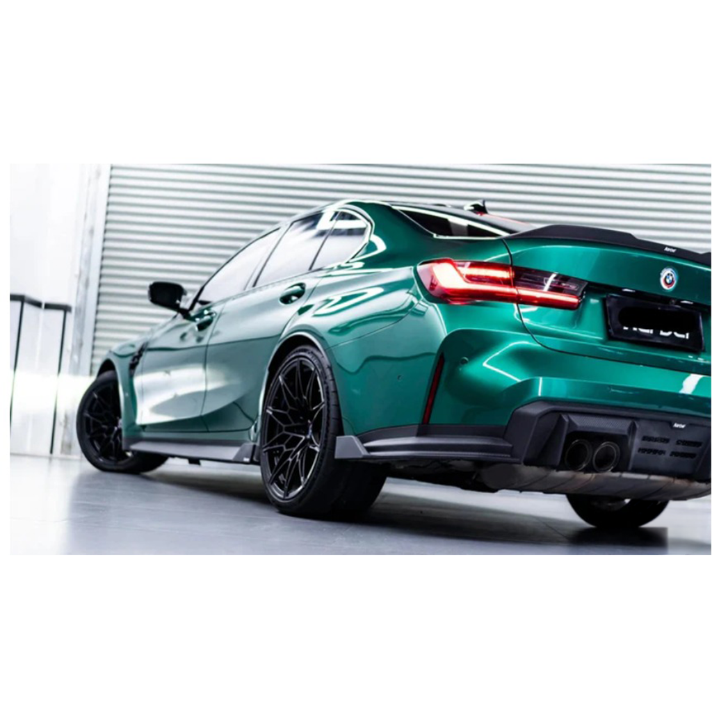 Carbon Fiber V2 Rear Diffuser & Canards for BMW G80 M3 - Bull Boost Performance