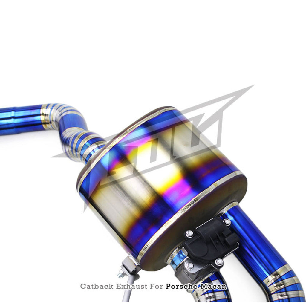 Titanium Valved Performance Catback Exhaust for Porsche Macan 2.0T - Bull Boost Performance