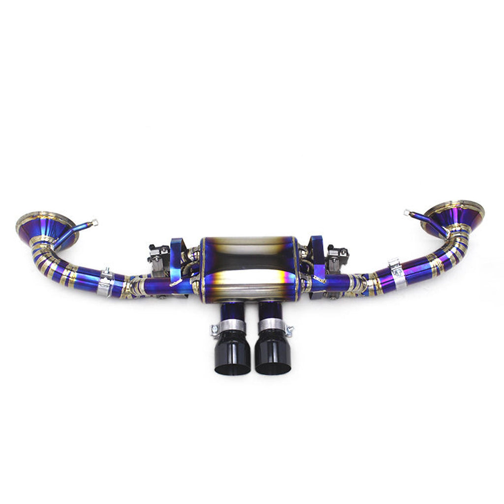 Titanium Valved Catback Exhaust for Porsche 992 992.1 992.2 GT3 RS GT3RS 4.0 - Bull Boost Performance