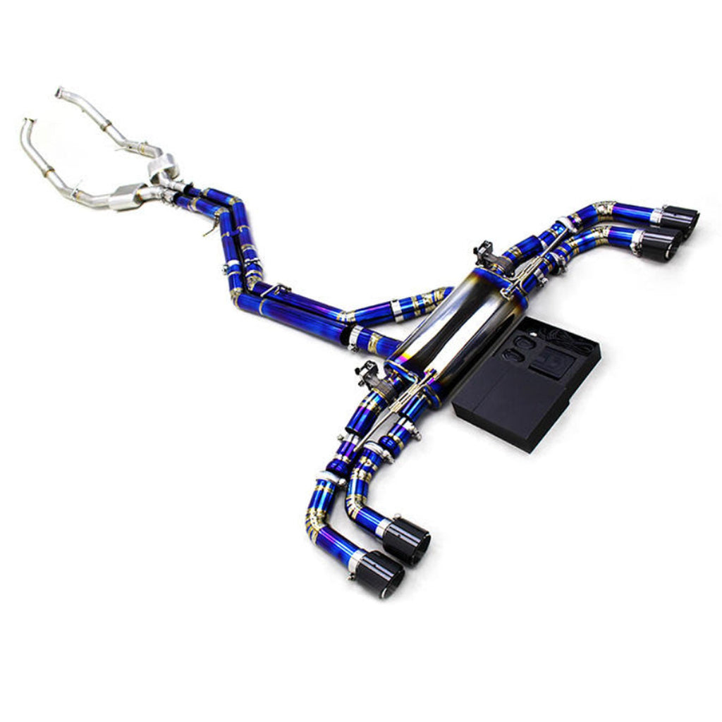 Titanium Valved Catback Exhaust System for Audi SQ5 8R FY 3.0T - Bull Boost Performance