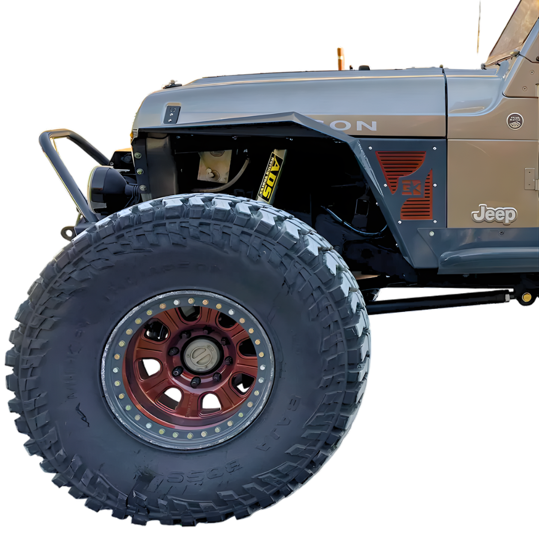 Diamond Series High Clearance Front Fenders for Jeep TJ Wrangler By Gatekeeper Off-Road