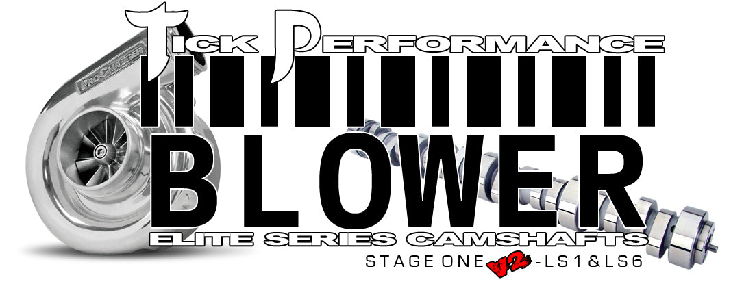 Blower Stage 1 V2 Camshaft for LS1 & LS6 Engines By Tick Performance