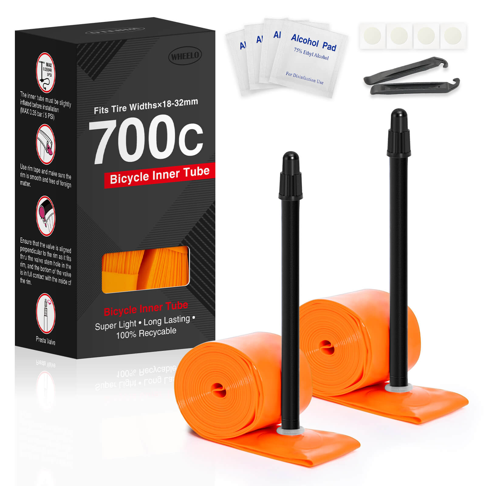 TPU Road Bike Tube - 700C×18C-32C