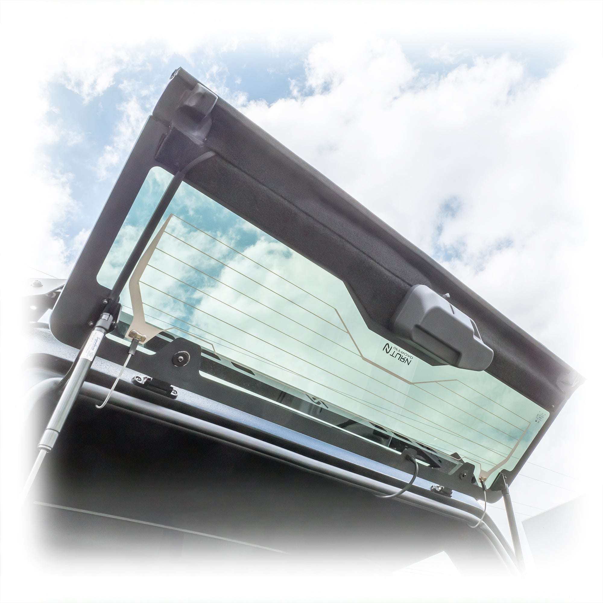 Turn Offroad Rear Window Defroster and Wiper Assembly for TR10 Ford Bronco Hard Top