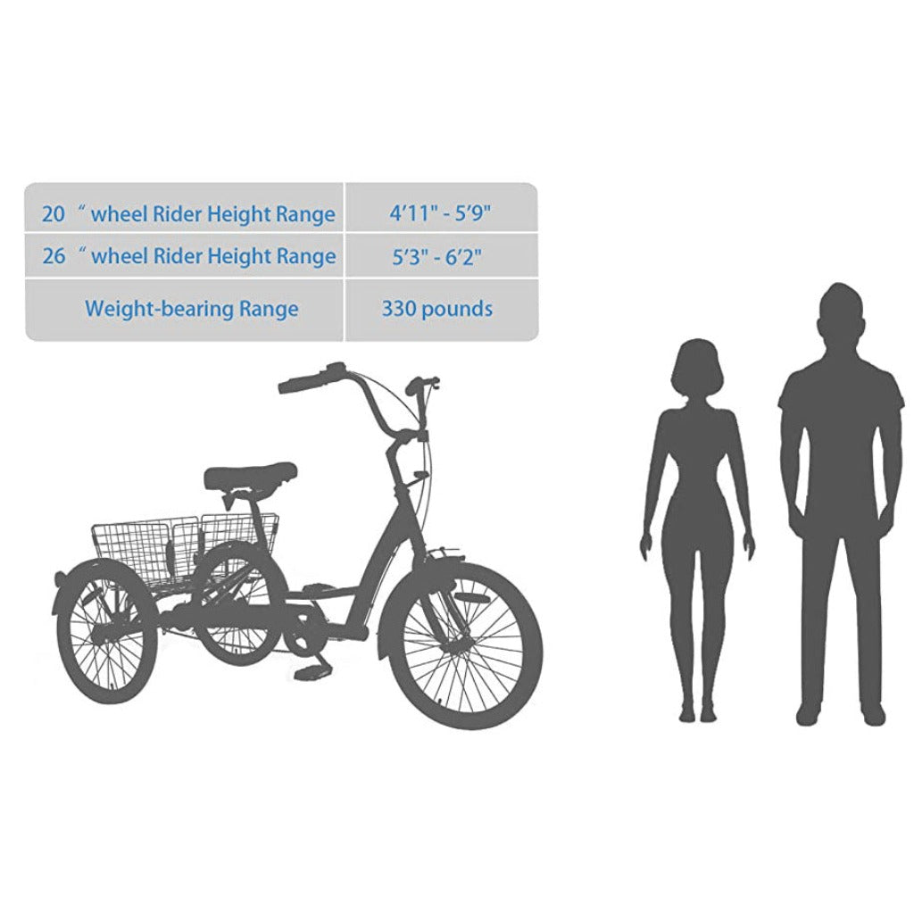 Knus KT03 26"  Adult Tricycle