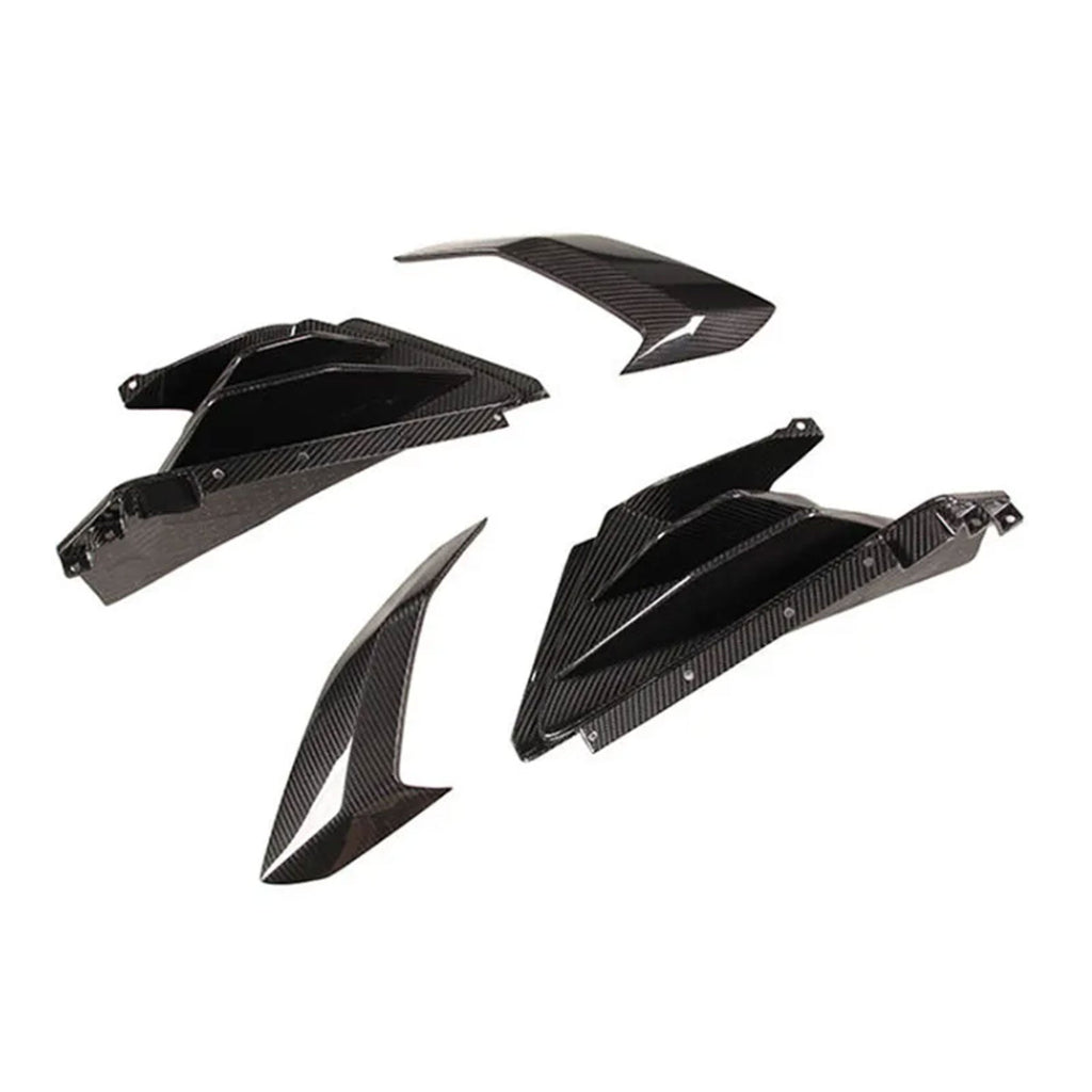 Dry Carbon Fiber Side Skirt Trim for Lamborghini Huracan EVO Tecnica - Bull Boost Performance