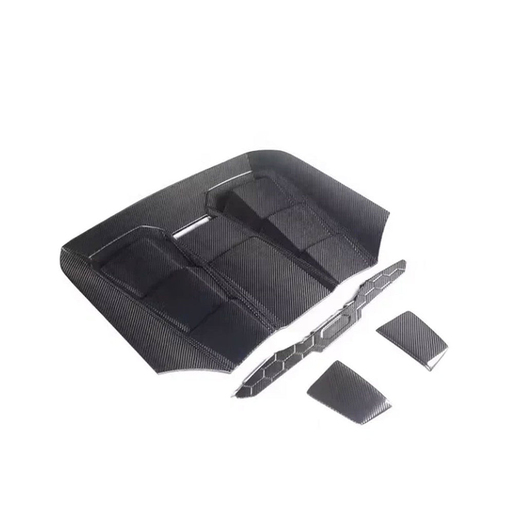 Dry Carbon Fiber Engine Hood Cover for Lamborghini Huracan EVO Spyder - Bull Boost Performance