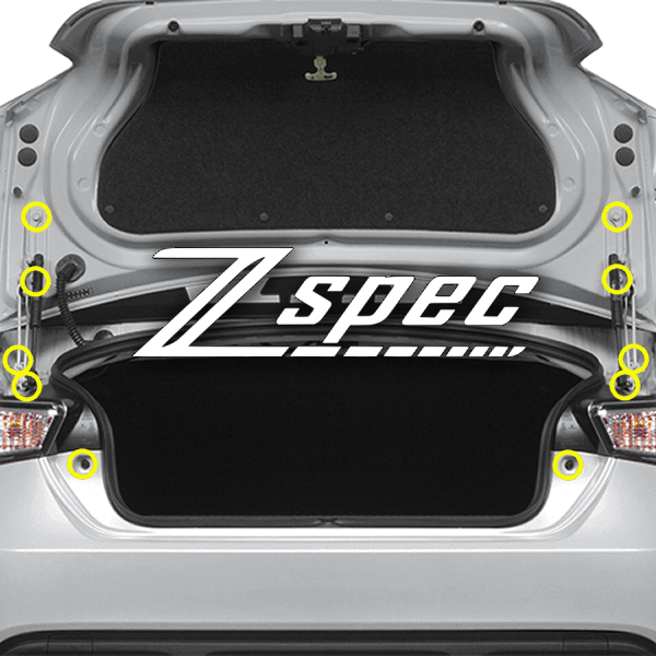 ZSPEC "Stage 3" Dress Up Bolts® Fastener Kit for Scion FRS, Subaru BRZ, Toyota 86 '13-21, Stainless & Billet