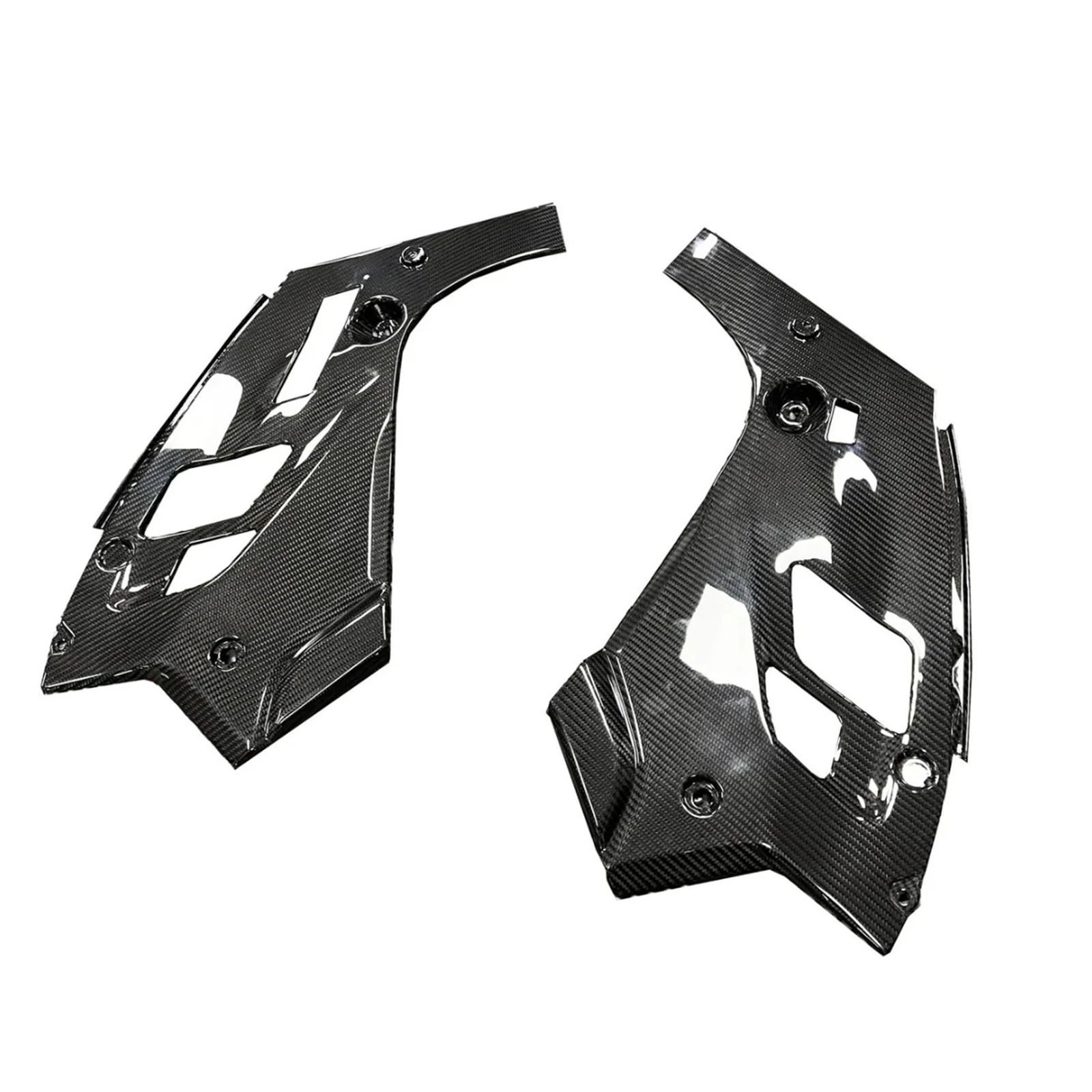 Carbon Fiber Engine Bay Headlight Corner Covers for BMW F90 M5 - Bull Boost Performance