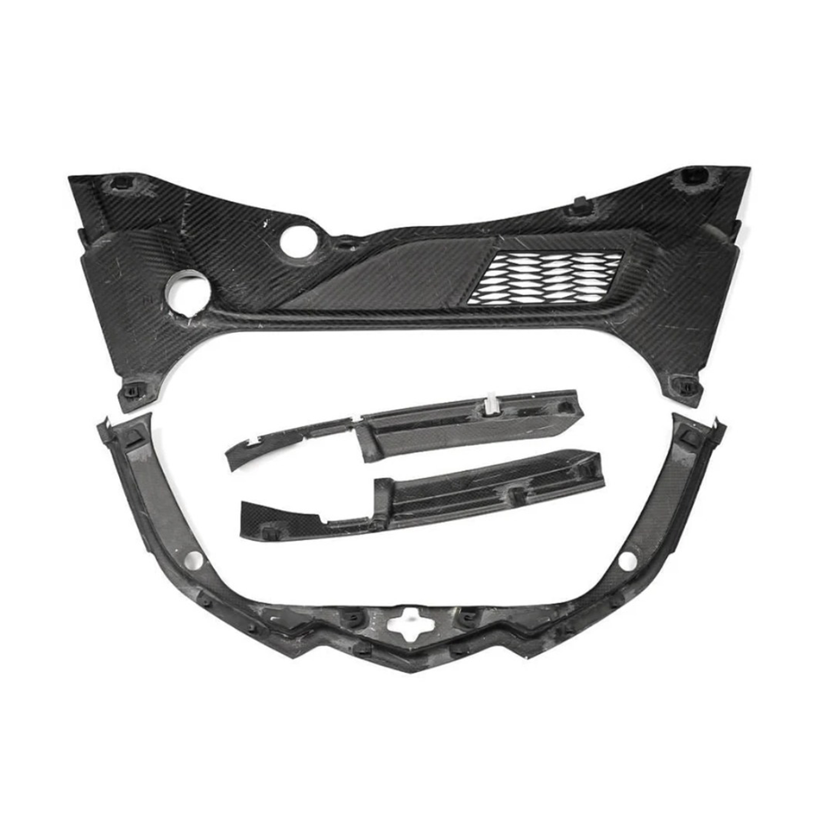 Dry Carbon Fiber Front Frunk Cover Trim Replacement for Chevrolet Corvette C8 Z06 Z51 Stingray - Bull Boost Performance