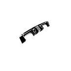 ABS Gloss Black Rear Diffuser w/ Brake Light for BMW G80 M3 G82 G83 M4 - Bull Boost Performance