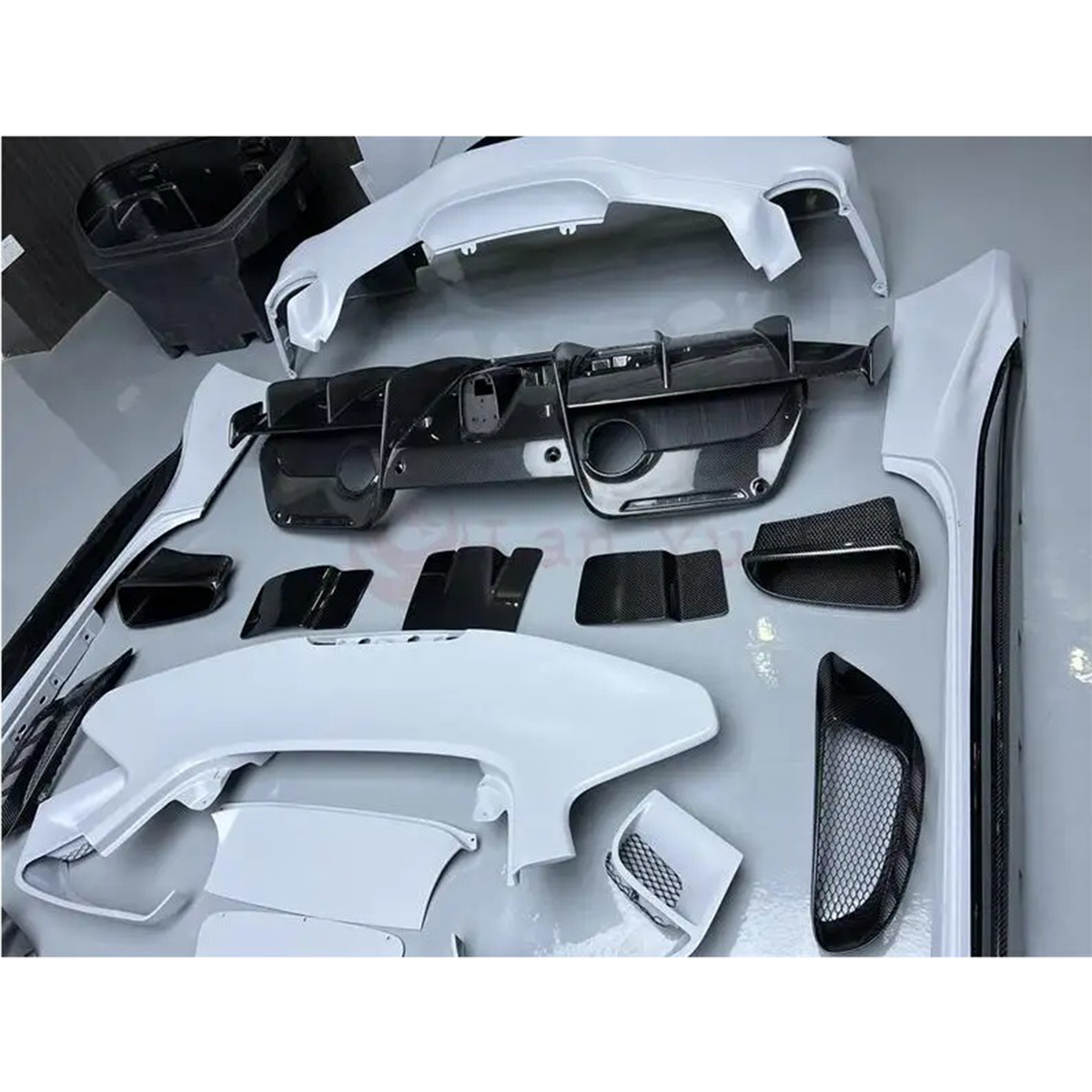 488 Pista Style Carbon Fiber Full Conversion Kit for Ferrari 488 by Stratec Systems