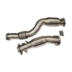 High-Flow Catted Exhaust Downpipes for BMW G87 M2 G80 M3 G82 M4 - Bull Boost Performance