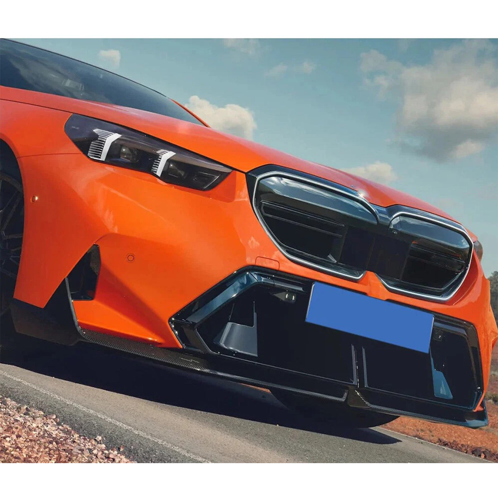MP Style Dry Carbon Fiber Front Lip for BMW G90 G99 M5 - Bull Boost Performance