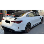 Prepreg Carbon Fiber Wing w/ LED for BMW G80 M3 G82 M4 G87 M2 - Bull Boost Performance