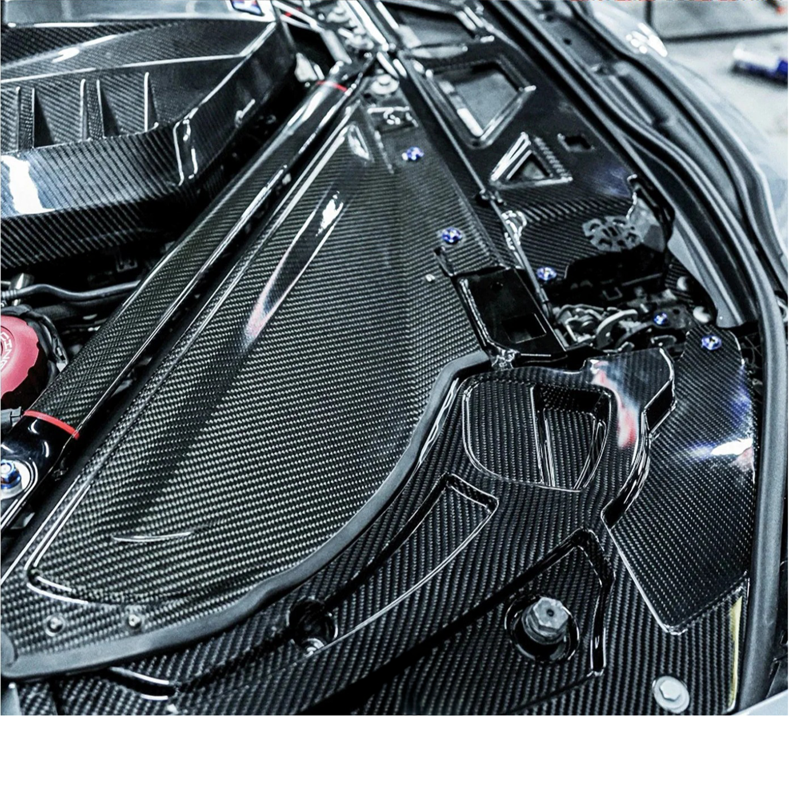 Carbon Fiber Headlamp Covers for BMW G80 G81 M3 G82 G83 M4 G87 M2 - Bull Boost Performance