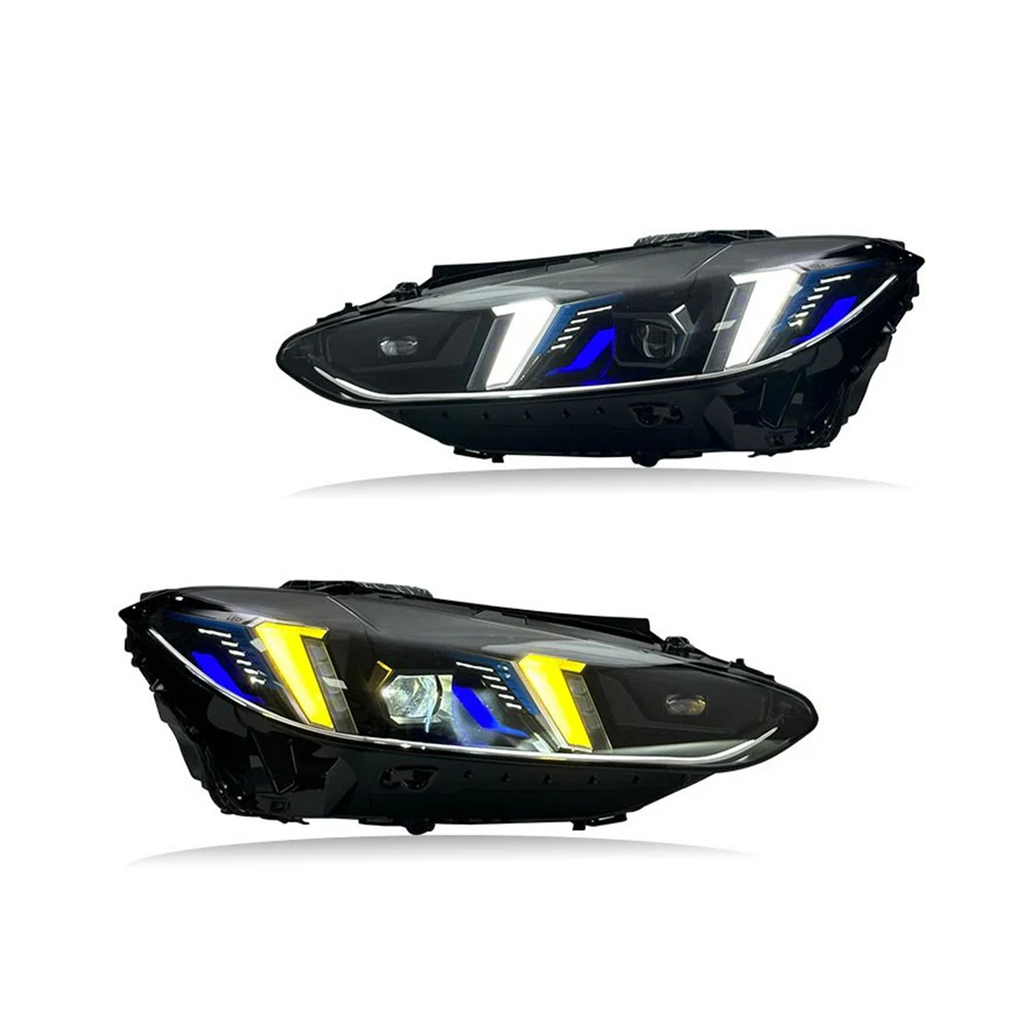 Facelift Snake Eyes Dual Color DRL Headlight V2 Upgrade for BMW G8X G80 M3 G82 M4 G22 G26 4 Series - Bull Boost Performance