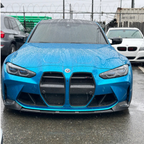 VR Style Carbon Fiber Front Grille Replacement Set for BMW G80 M3 G82 G83 M4 - Bull Boost Performance