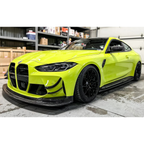 GT4 Carbon Fiber Front Lip for BMW G80 G81 M3 G82 G83 M4 - Bull Boost Performance