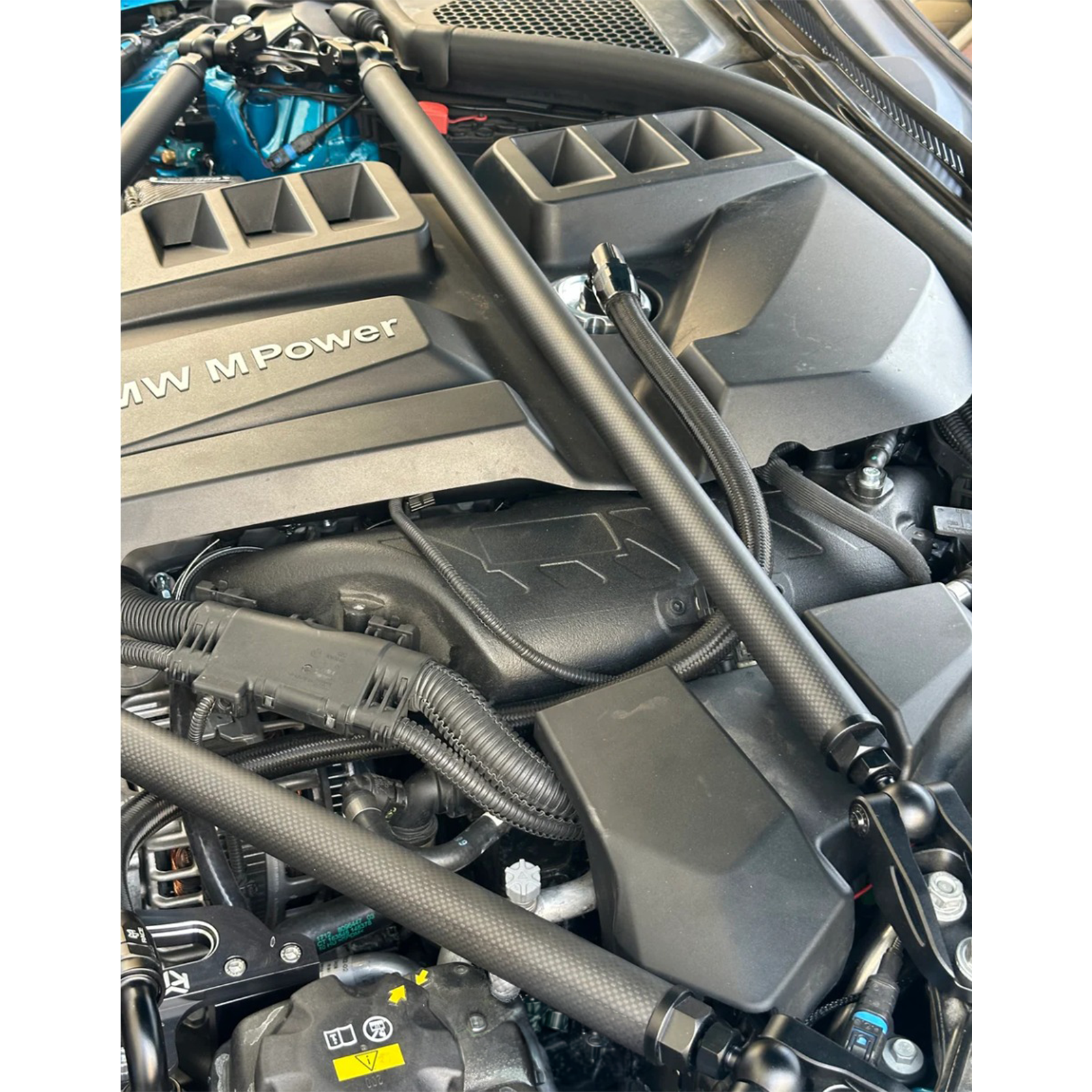 Carbon Fiber Strut Tower Brace for BMW G8X G80 G81 M3 G82 G83 M4 G87 M2 - Bull Boost Performance