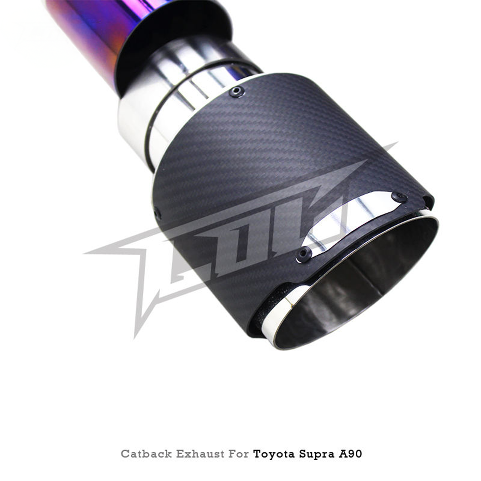 Titanium Valved Catback Exhaust System for Toyota Supra A90 A91 3.0T - Bull Boost Performance