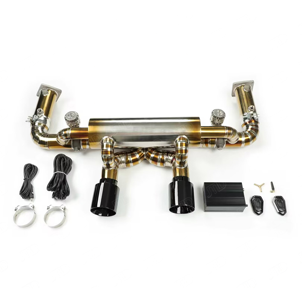 Titanium Alloy Performance Exhaust System for Porsche 911 Carrera GTS 991.2 by Stratec Systems