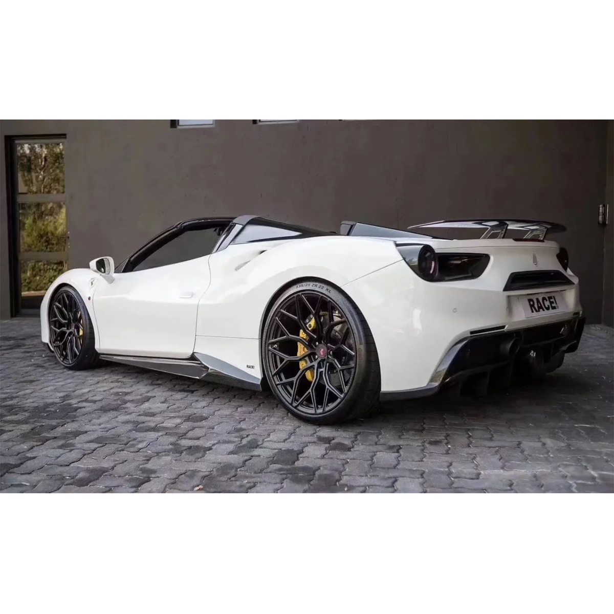 N Style Carbon Fiber Body Kit for Ferrari 488 GTB Spider by Stratec Systems