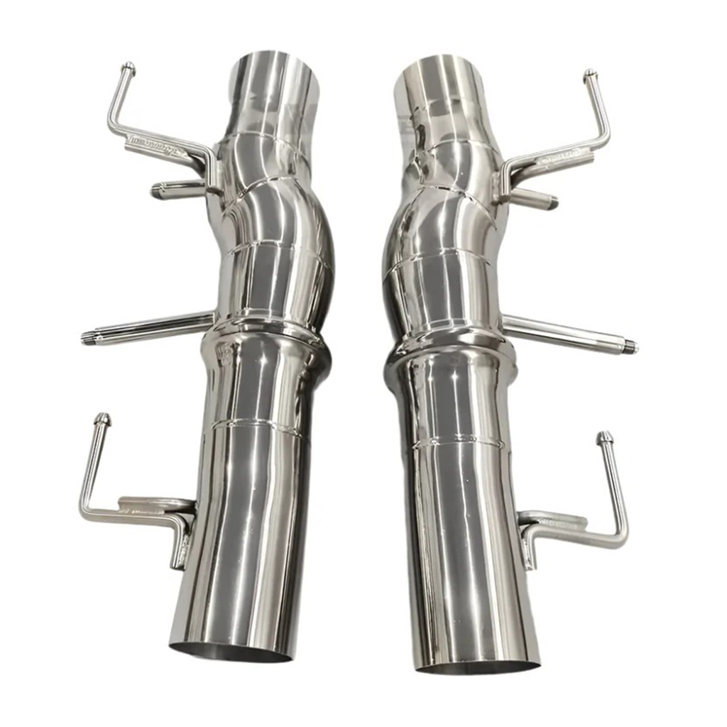 High Performance Exhaust Downpipe for Ferrari SF90 3.9T V8 by Stratec Systems