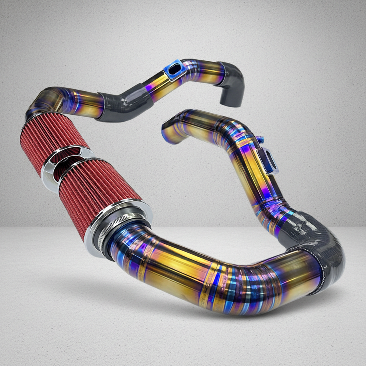 Titanium Air Intake System Complete Upgrade Kit for BMW F80 M3 F82 M4 S55 by Stratec Systems