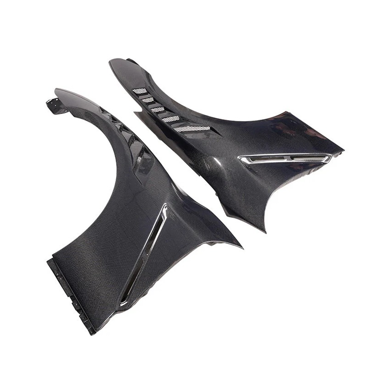 Carbon Fiber Vented Fender Replacement for Nissan GT R R35 by Stratec Systems