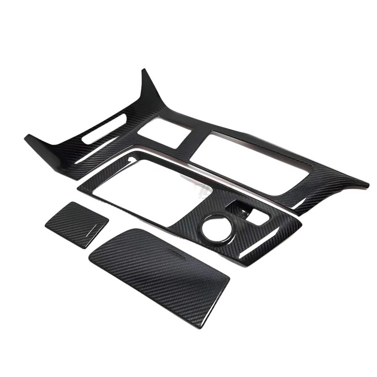 Carbon Fiber Center Console Gear Shift Trim for Chevrolet Corvette C7 Z06 ZR1 by Stratec Systems