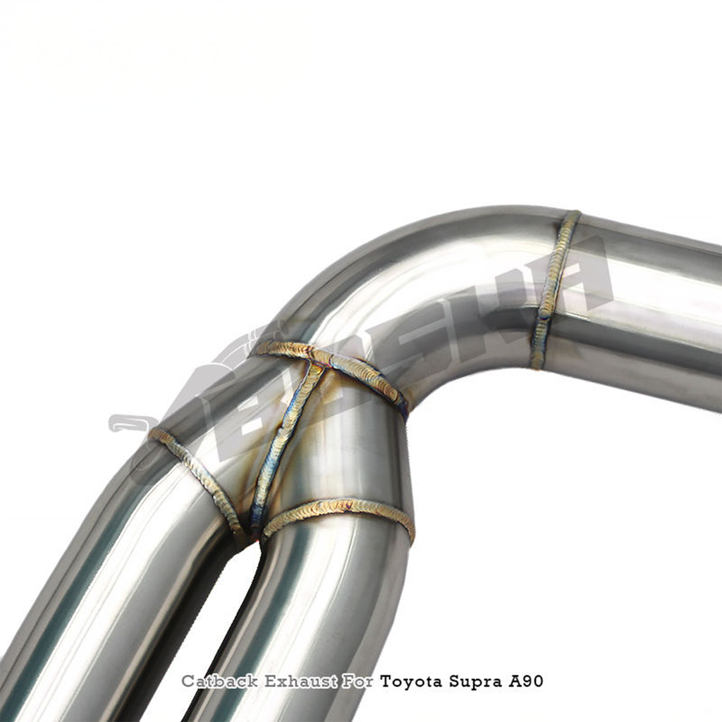 T304 Stainless Valved Catback Exhaust System for Toyota Supra A90 A91 3.0T - Bull Boost Performance