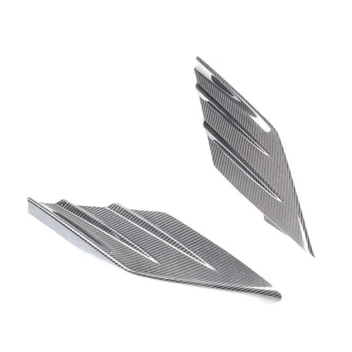 Carbon Fiber Side Vent Trims for Ferrari F8 Tributo by Stratec Systems