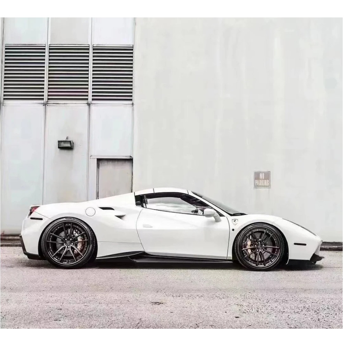N Style Carbon Fiber Body Kit for Ferrari 488 GTB Spider by Stratec Systems