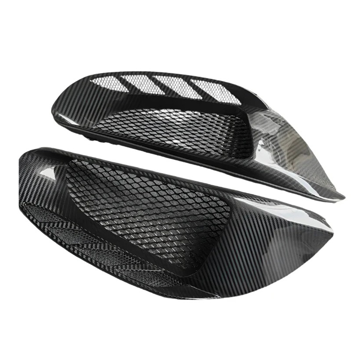 P Style Carbon Fiber Side Air Vent Replacement for Ferrari 488 GTB / Spider by Stratec Systems
