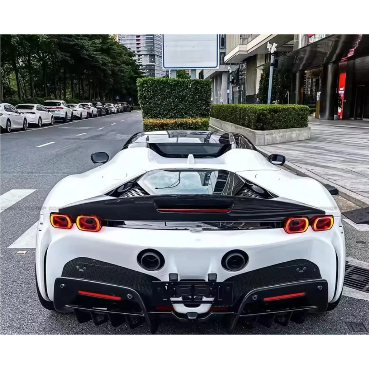 Prepreg Carbon Fiber OEM Style Aero Body Kit for Ferrari SF90 by Stratec Systems